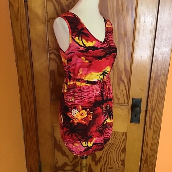 Y2K Palmwave Hawaiian swim coverup - Picture 8 of 9